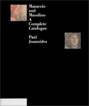 Cover of: Masaccio and Masolino by Paul Joannides