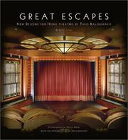 Cover of: Great escapes: new designs for home theaters by Theo Kalomirakis