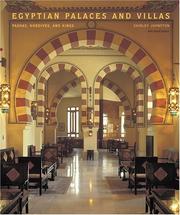Cover of: Egyptian palaces and villas: pashas, khedives, and kings