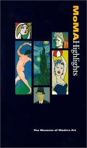 Cover of: Moma Highlights: 325 Works from the Museum of Modern Art (Museum of Modern Art Books)