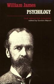 Cover of: Psychology by William James