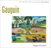 Cover of: Gauguin by Salvesen Britt, Douglas W. Druick, Peter Zegers