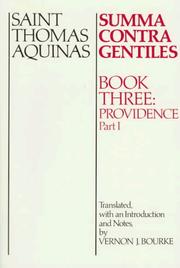 Cover of: Summa Contra Gentiles by Thomas Aquinas
