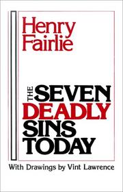 Cover of: The seven deadly sins today by Henry Fairlie