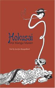Cover of: Hokusai: First Manga Master