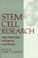 Cover of: Stem Cell Research