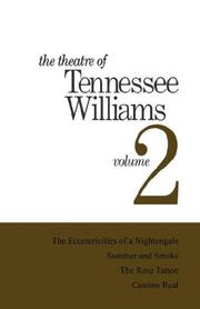 Cover of Theatre of Tennessee Williams Vol 2 by Tennessee Williams