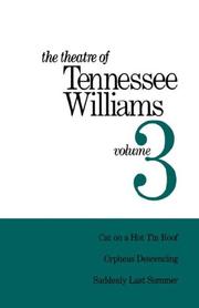 Cover of: Theatre of Tennessee Williams: Volume 3
