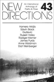 Cover of: New Directions in Prose and Poetry 43 (New Directions in Prose and Poetry) by James Laughlin