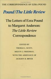 Cover of: Pound: The Little Review : The Letters of Ezra Pound to Margaret Anderson  by Ezra Pound, Thomas L. Scott