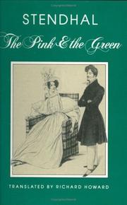 Cover of: The pink & the green ; followed by, Mina de Vanghel by Stendhal