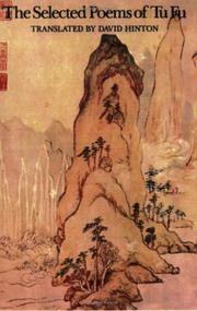 Cover of: The selected poems of Tu Fu