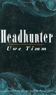 Cover of: Headhunter by Uwe Timm