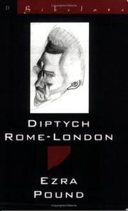 Cover of: Diptych Rome-London
