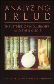 Cover of: Analyzing Freud: Letters of H.D., Bryher, and Their Circle
