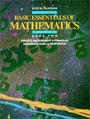 Cover of: Basic Essentials of Math: Percent Measurement and Formulas, Equations, Ratio and Proportion/Book 2