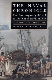 Cover of: The Naval Chronicle by Nicholas Tracy