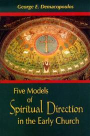 Cover of: Five Models of Spiritual Direction in the Early Church