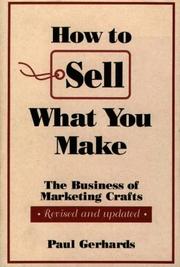 Cover of: How to sell what you make
