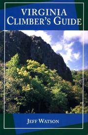 Cover of: Virginia climber's guide