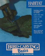 Cover of: Bird Carving Basics by Curtis J. Badger