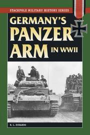 Cover of: Germany's Panzer Arm in World War II (Stackpole Military History)