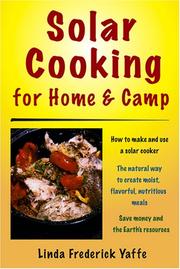 Cover of: Solar Cooking for Home and Camp by Linda Frederick Yaffe