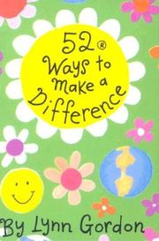 Cover of: 52 Ways to Make a Difference (52 Deck Series)