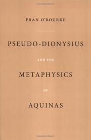 Cover of: Pseudo-Dionysius And the Metaphysics of Aquinas