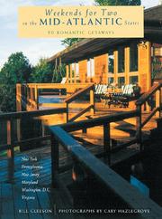 Cover of: Weekends for two in the Mid-Atlantic States: 50 romantic getaways