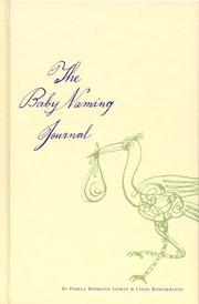 Cover of: The Baby Naming Journal