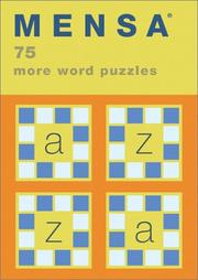Cover of: Mensa More Word Puzzles by Chronicle Books