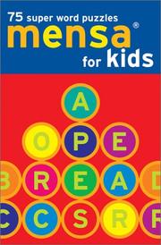 Cover of: Mensa Super Word Puzzles for Kids
