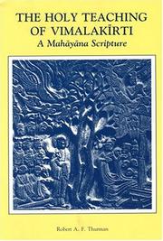 Cover of: The Holy Teaching of Vimalakirti by Vimalakirti
