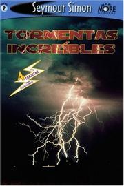 Cover of: SeeMore Readers Tormentas Increibles (Seemore Readers (Spanish))