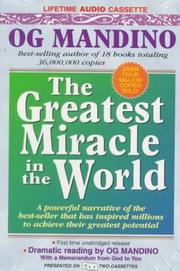 Cover of: The Greatest Miracle in the World by Og Mandino