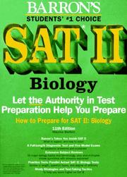 Cover of: How to prepare for SAT II.: including modern biology in review