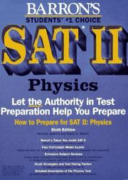 Cover of: How to prepare for SAT II: physics