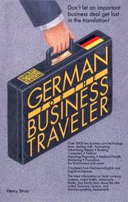 Cover of: German for the business traveler