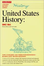 Cover of: United States history, since 1865 | Nelson Klose