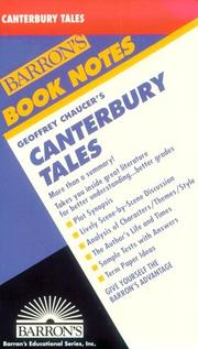 Cover of: Canterbury Tales by Geoffrey Chaucer