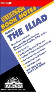 Cover of: Homer's the Iliad by Aaron Shurin