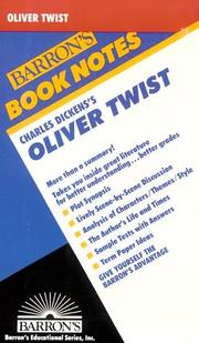 Cover of: Charles Dicken's Oliver Twist