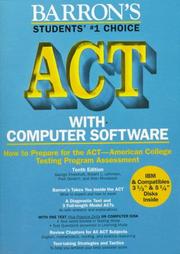 Cover of: How to Prepare for the Act by Brownstein, Samuel C., Robert L. Lehrman, Allan Mundsack, Fred Obrecht, George Ehrenhaft, Mitchel Weiner, Sharon Green, Stephen Hilbert