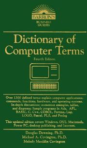 Dictionary of computer terms by Douglas Downing