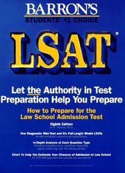 Cover of: How to Prepare for the Lsat: Law School Admission Test (8th ed)
