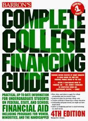 Cover of: Barron's Complete College Financing Guide by Marguerite J. Dennis