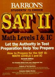 Cover of: How to prepare for SAT II--mathematics level I IC