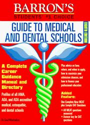 Barron's guide to medical & dental schools by Saul Wischnitzer