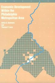 Cover of: Economic development within the Philadelphia metropolitan area